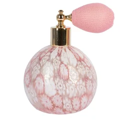 24K Gold and Pink Murrine Perfume Spray Bottle