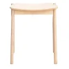 Kalea Low Stool in Ash Wood by Lorenz+Kaz