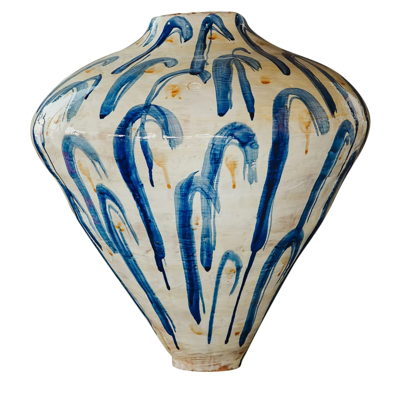 Kalipso Heliki Blue Ceramic Vase