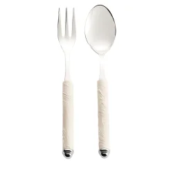 Katai Red Set of Serving Fork and Spoon
