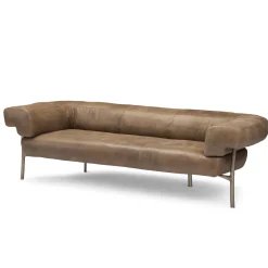 Katana 3-Seat Leather Sofa By Paolo Rizzato