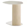 Keisho White and Natural Side Table