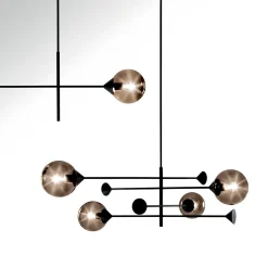 Kendama Bronze 4-Light Chandelier