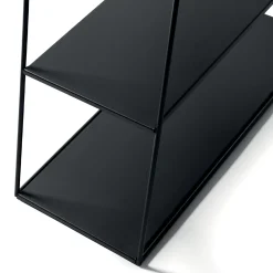 Key Black Metal Bookcase