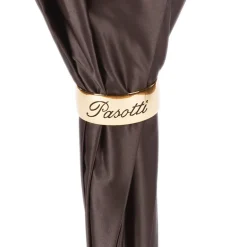 Khaki Flowers & Glitter Umbrella