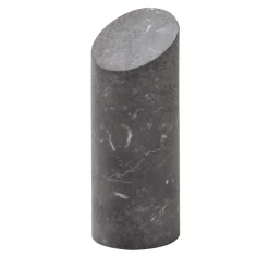 Kilos Black Cylinder Bookend by Elisa Ossino