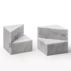 Kilos White Bookend by Elisa Ossino