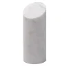 Kilos White Cylinder Bookend by Elisa Ossino