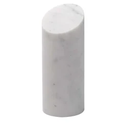 Kilos White Cylinder Bookend by Elisa Ossino