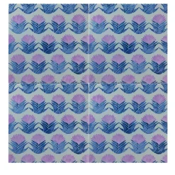 Kimeya Cardo Lilac Set of 4 Tiles by Vincenzo Messina