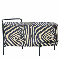 Kiros Peché Zebra-Striped Bench