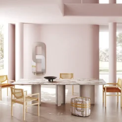 Klara natural ash wood and natural vienna straw chair by CSM