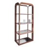 Kong Ecuba 4-Shelf Walnut Etagère