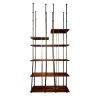 Kowloon Metal and Ebony Bookshelf