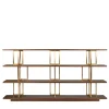 Kris Walnut and Brass Bookcase