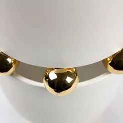 Kósmos White Ceramic Decorative Vase