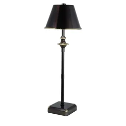 Kuma S Dark Brushed Bronze Table Lamp by Michele Bönan