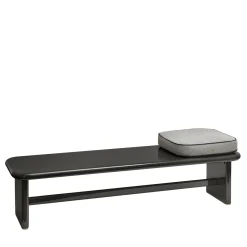 Kurger Bench with Gray Cushion by Dainellistudio