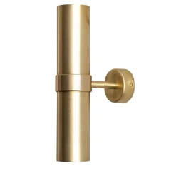 Kyle Pt2 Gold Finish Brass Wall Lamp