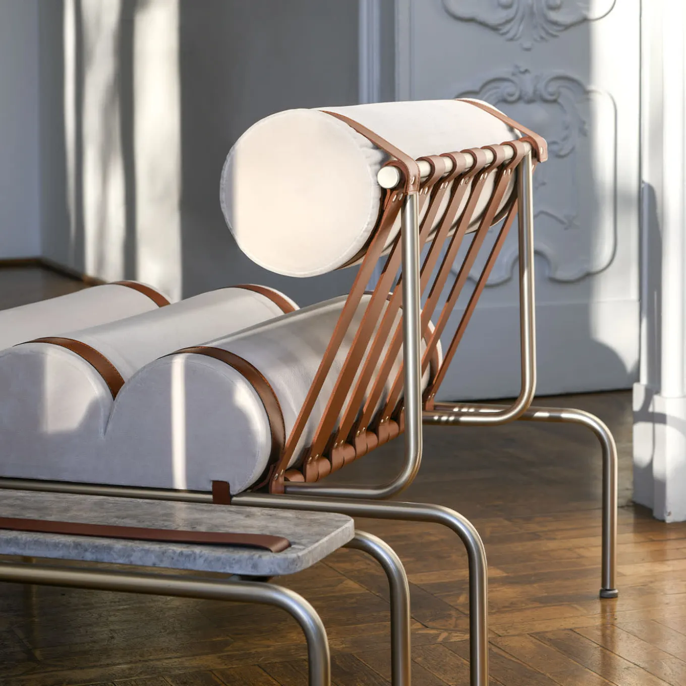 Kylindo Beige Armchair