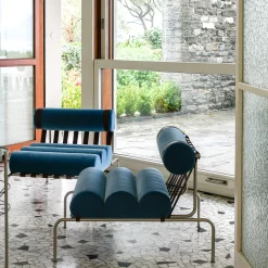 Kylindo Light Blue Armchair