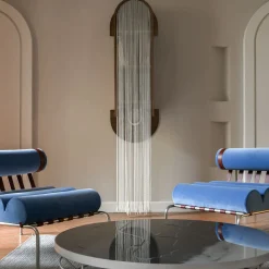 Kylindo Light Blue Armchair