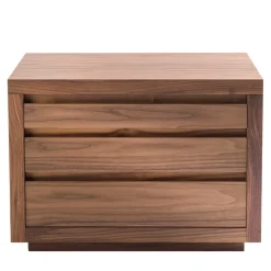 Kyoto 5 Walnut Nightstand by C.R. & S. Riva 1920