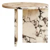 Kyushu Side Table in Calacatta Violet Marble
