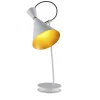 4012/L1 White and Gold Table Lamp
