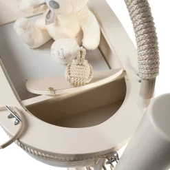 La Barchetta Boat-Shaped White Cradle/Writing Desk