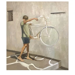 La Bicicletta Oil Painting