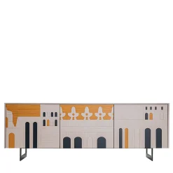 La Certosa Classic Polychrome Wooden Sideboard