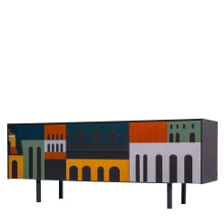 La Certosa Polychrome Wooden Sideboard