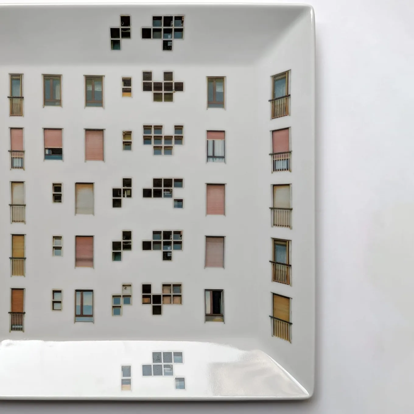 La Finestra Sul Cortile Large Square Porcelain Vide-Poche #2