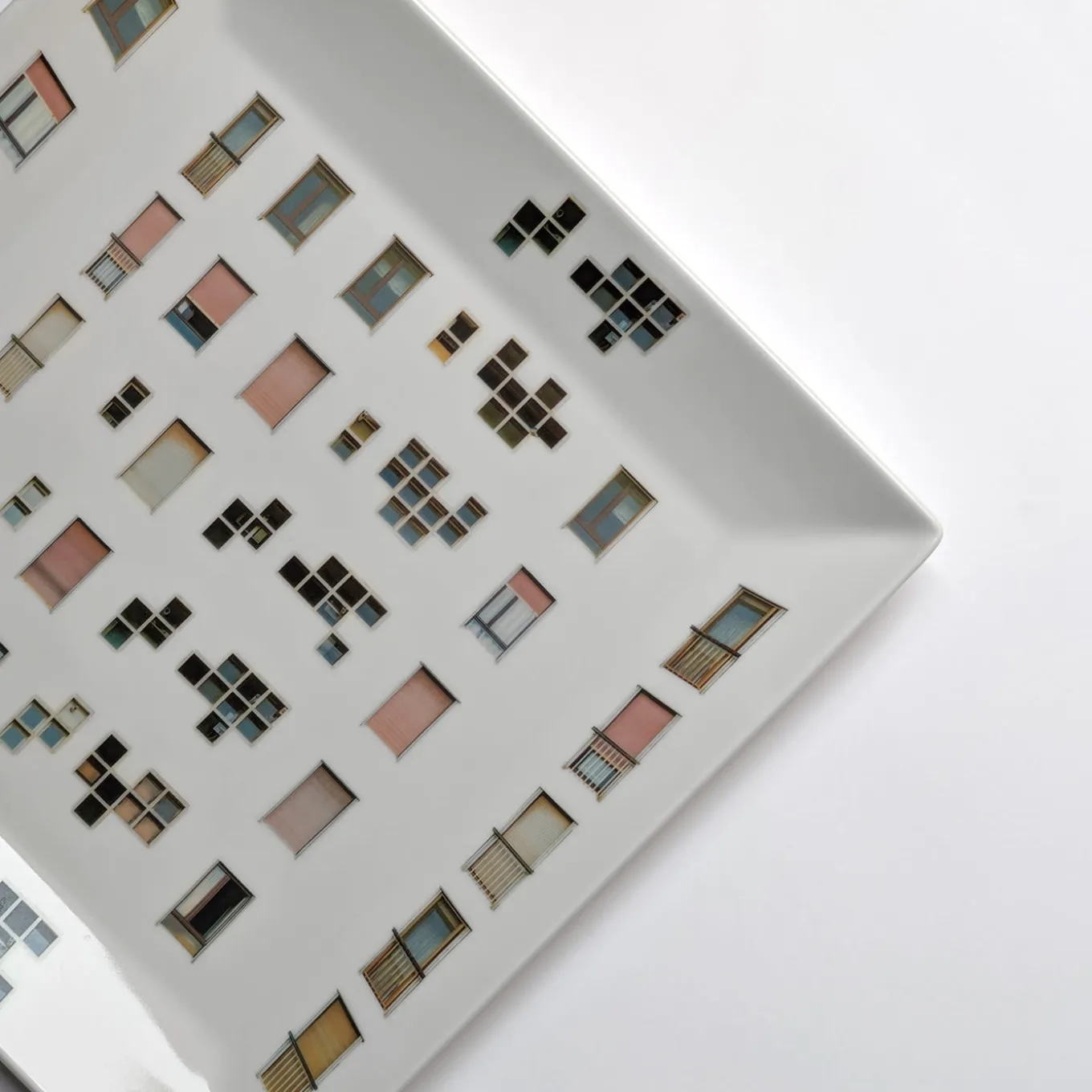 La Finestra Sul Cortile Large Square Porcelain Vide-Poche #2