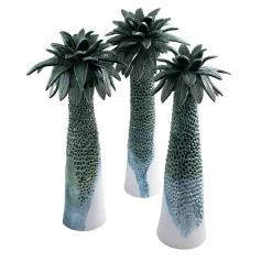 La Grande Palma Vase With Lid