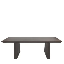La Linea Brown Leather Desk/Dining Table