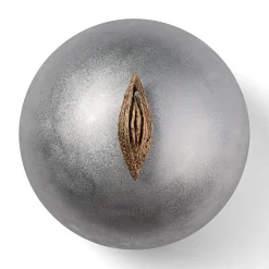 La Papessa Silver Aluminum Wall Sculpture