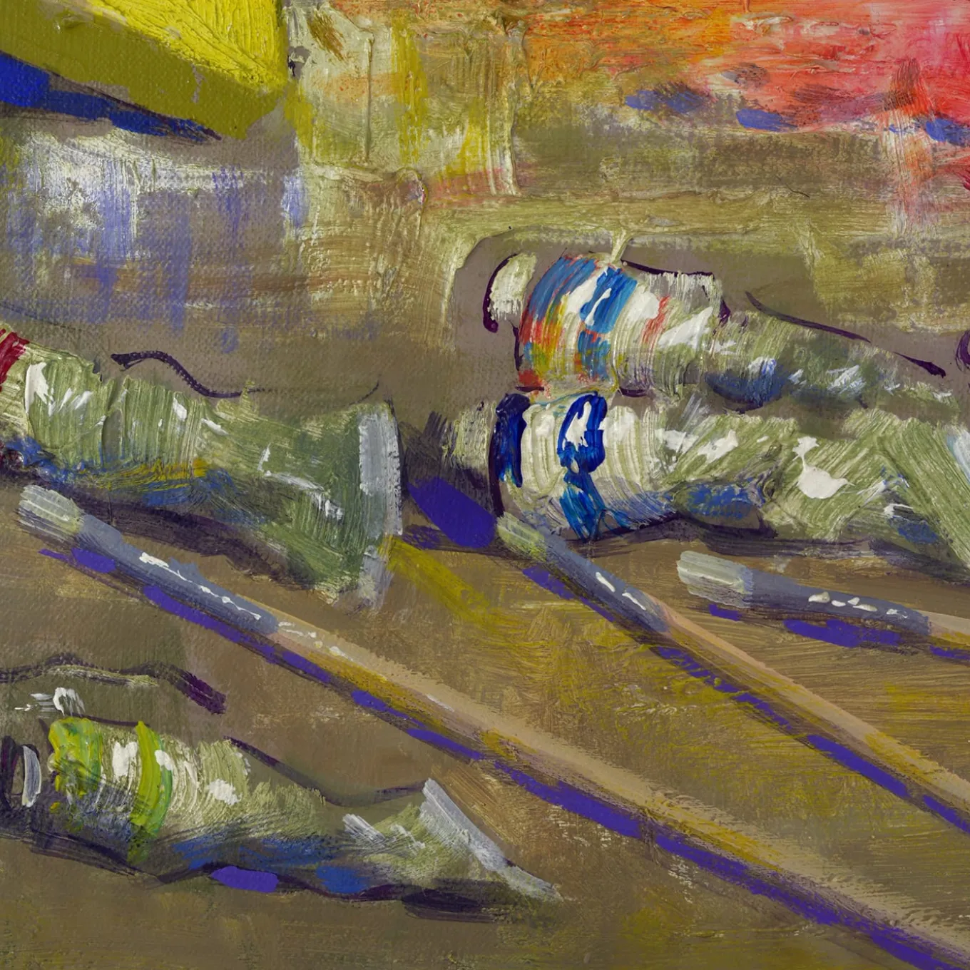 La Tavolozza Painting by Renato Criscuolo