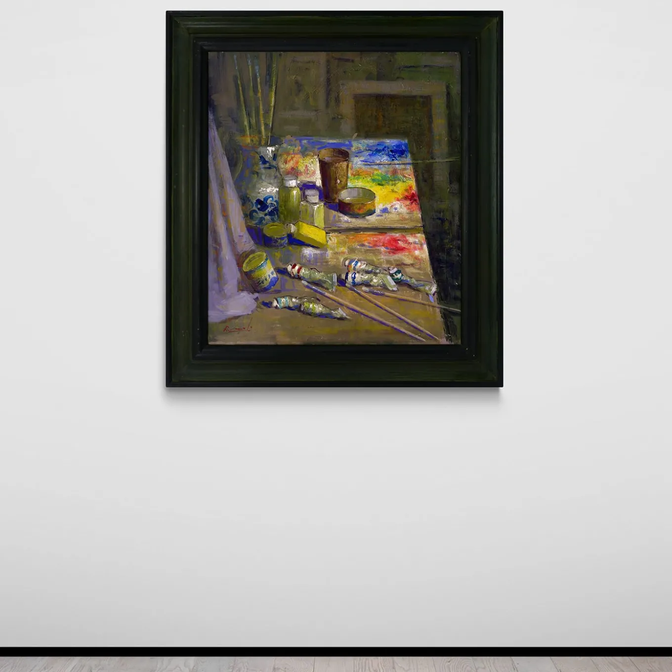 La Tavolozza Painting by Renato Criscuolo