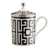 Labirinto Nero Mug with Lid