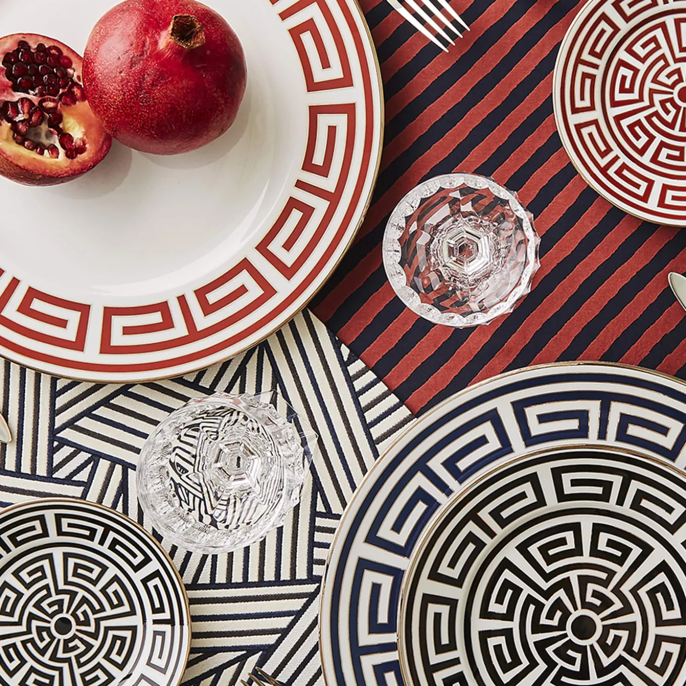 Labirinto Zaffiro Set of 6 Dessert Plates