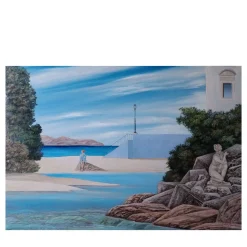 L'accappatoio Blu Painting