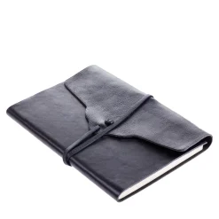 Lace Black Leather Notebook