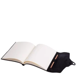 Lace Black Leather Notebook