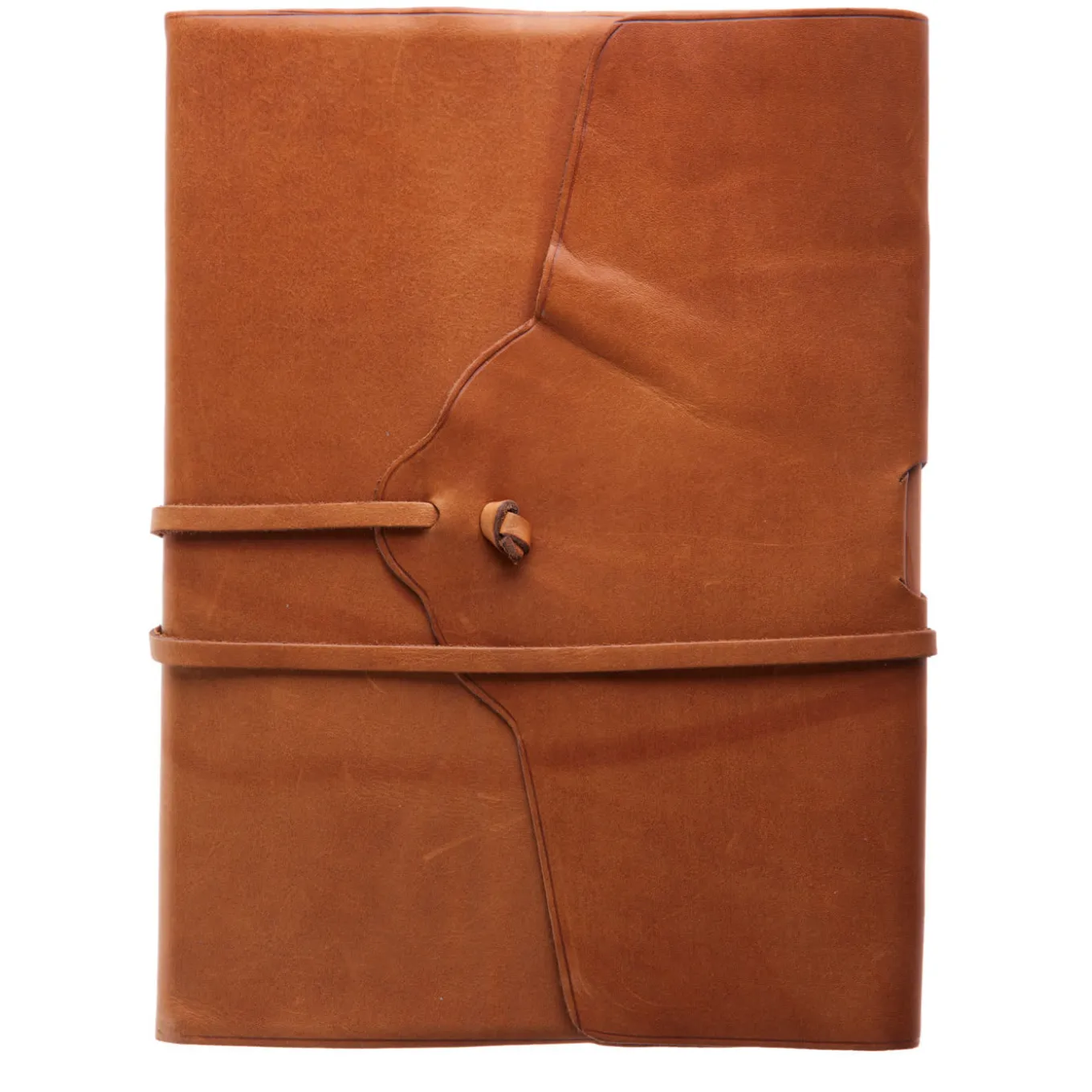 Lace Brown Leather Notebook