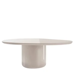 Laghi I Glossy Tortora Wood Dining Table