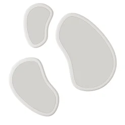 Laghi White Wood Set Of 3 Wall Mirrors