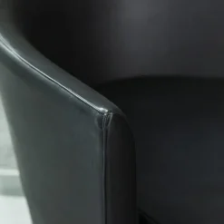 Lamentazioni Black Eco-Leather Sofa