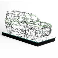 Land Rover Metal Wire Sculpture
